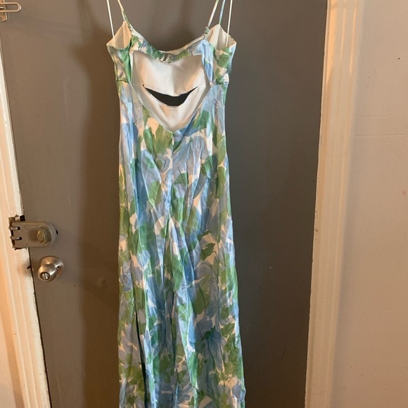 Free people revolve Astr the label Bellerose maxi floral satin dress - Picture 8 of 11